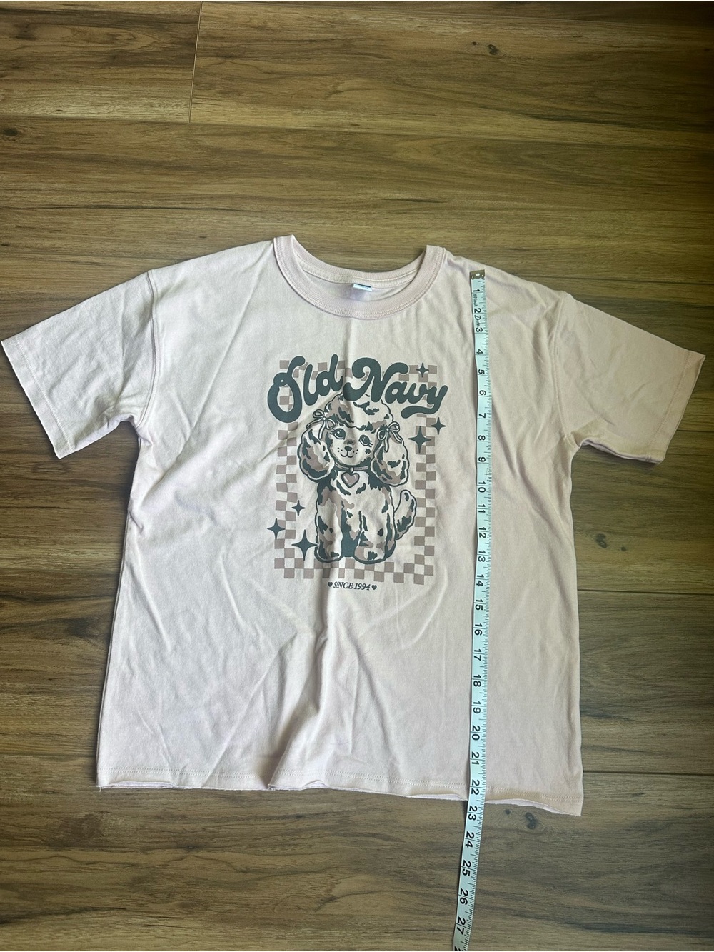 Old Navy Light Pink Kids Graphic Tee with Puppy Print